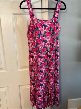Draper James Pink Floral Sundress